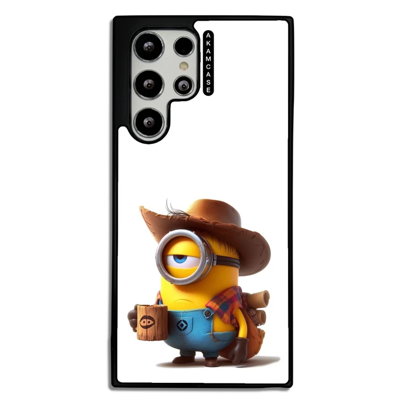 کاور آکام مدل AMC-WSGS22U-MINIONS16مناسب برای گوشی موبایل سامسونگ Galaxy S22 Ultra