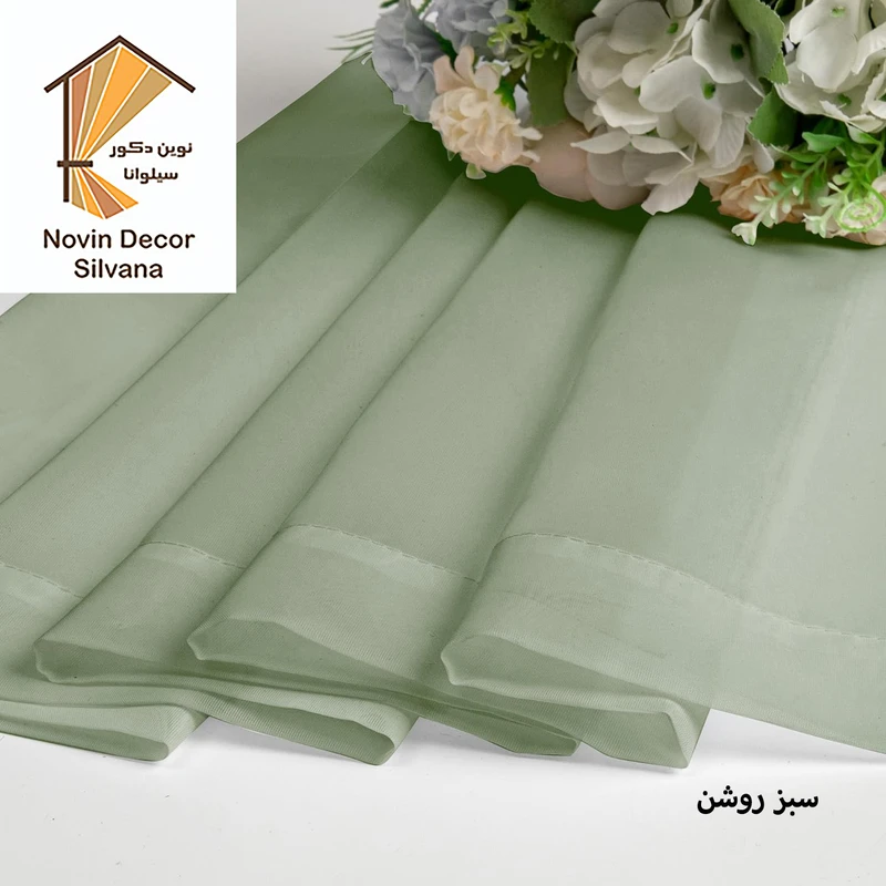 عکس شماره 11 : پرده نوین دکور سیلوانا مدل حریر ساده ny14 سایز 280x140 سانتی-متر