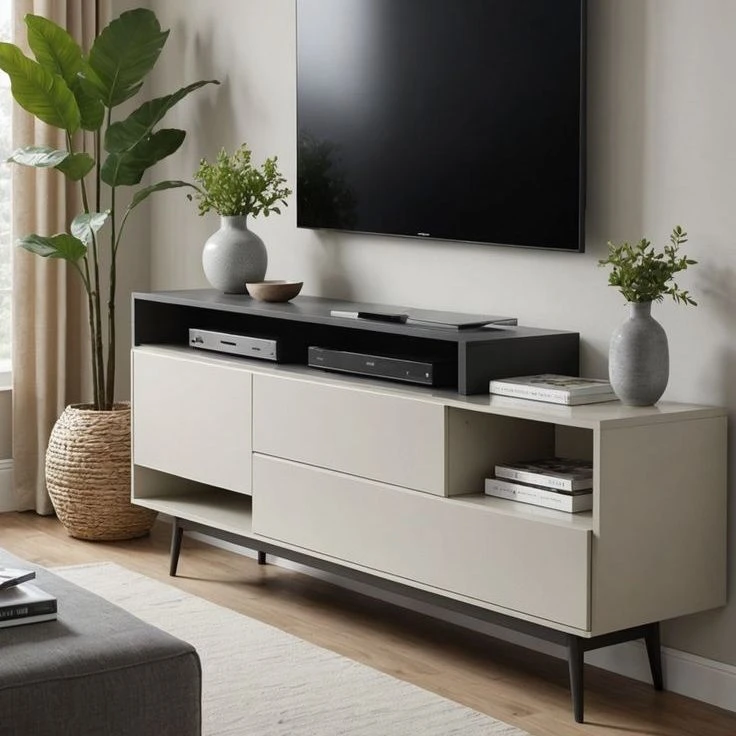 میز تلویزیون مدل 2632 مناسب برای تلویزیون تا 60 اینچ