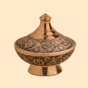 قندان برنجی مدل لیلیوم