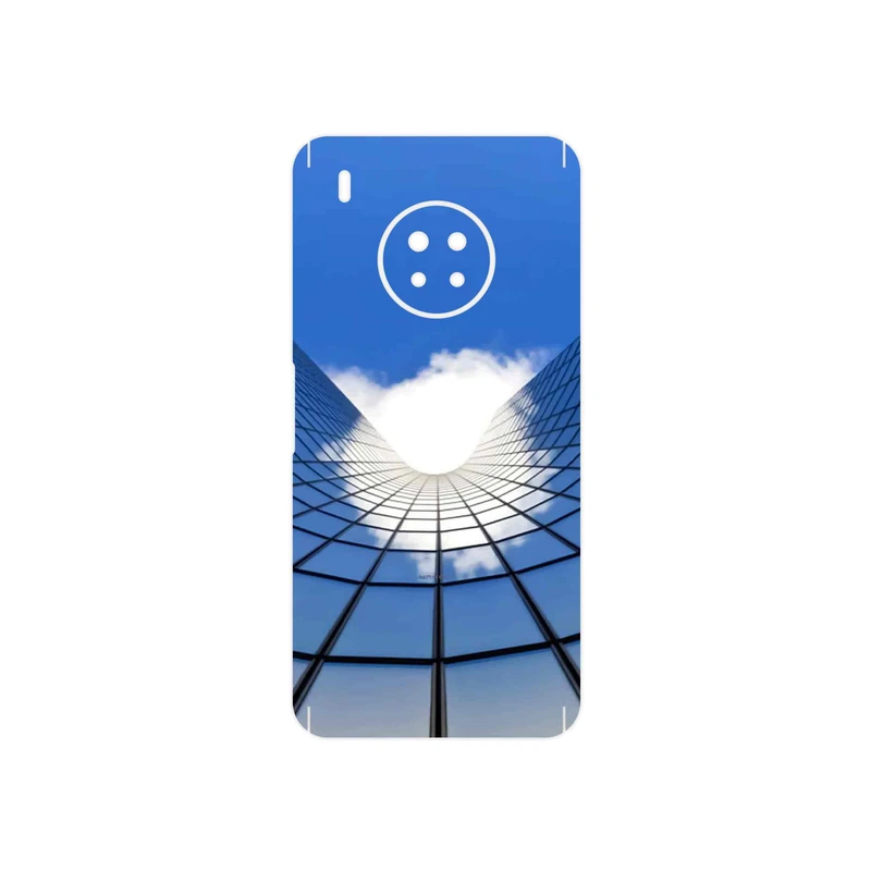 برچسب پوششی ماهوت مدل Glass skyscraper مناسب برای گوشی موبایل هوآوی Y9a