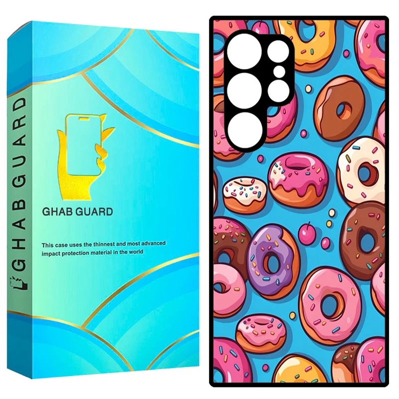 کاور قاب گارد طرح دونات مدل GCHPS23U مناسب برای گوشی موبایل سامسونگ Galaxy S23 Ultra 5G  