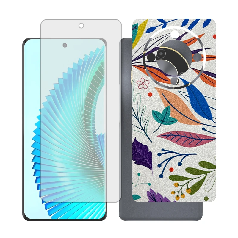 محافظ صفحه نمایش گلس مدل Together مناسب برای گوشی موبایل آنر X9b به همراه برچسب پوششی پشت گوشی