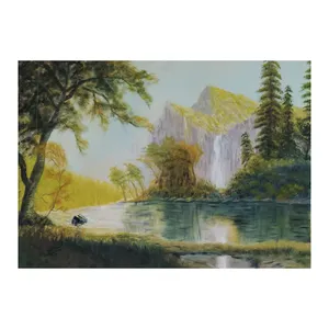 تابلو نقاشی رنگ روغن طرح طبیعت