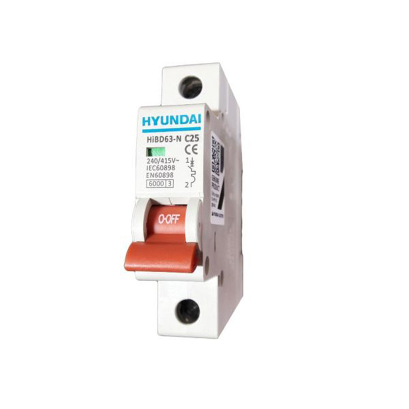 فیوز مینیاتوری تک فاز 25 آمپر هیوندای کد C25