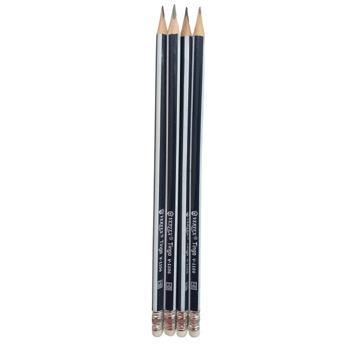 مداد مشکی تینگو مدل شقایق بسته 4 عددی