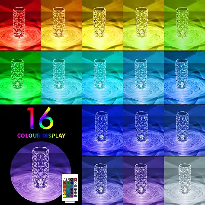 چراغ خواب مدل Rose rgb2022