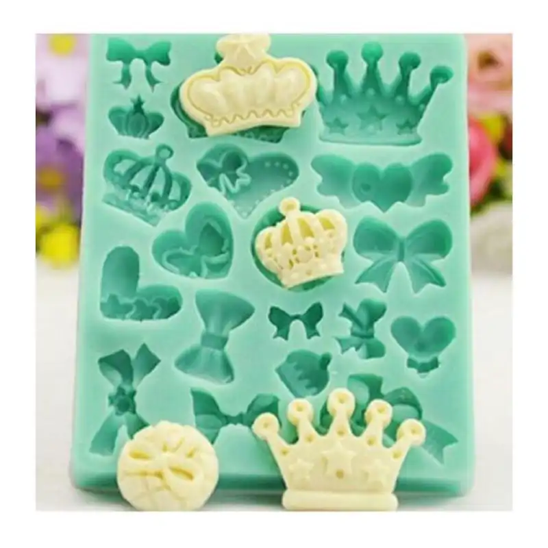 مالد فوندانت مدل تاج و پاپیون کد M02