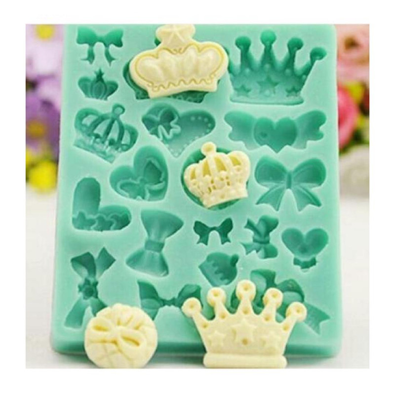 مالد فوندانت مدل تاج و پاپیون کد M02