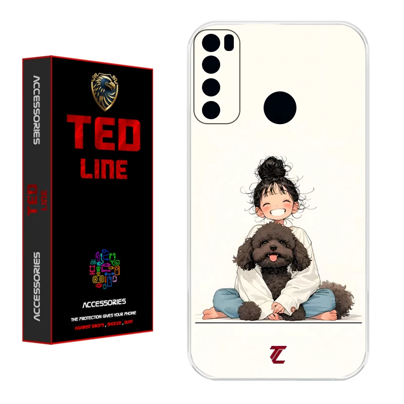 کاور تدلاین طرح سگ کد 1199 مناسب برای گوشی موبایل شیائومی Redmi Note 8