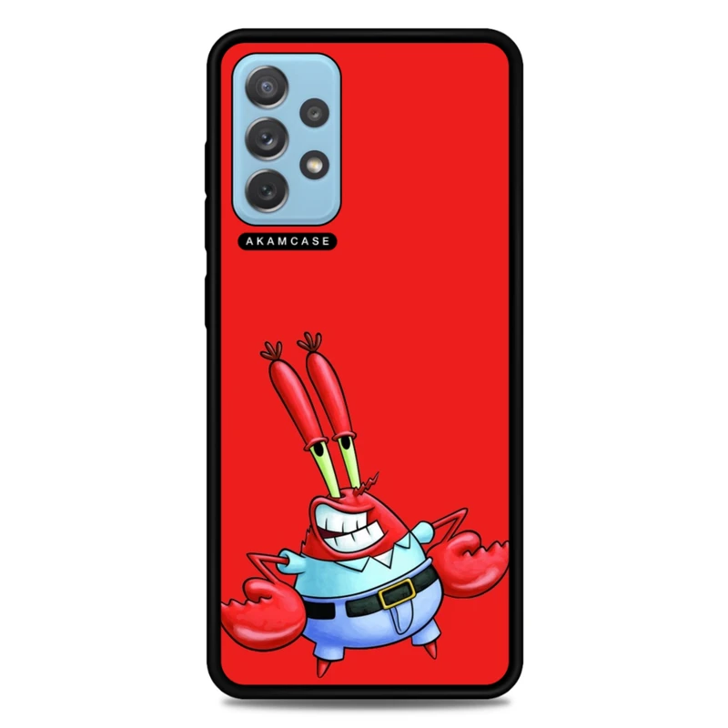 کاور آکام مدل AMC-WSGA72-SPONGE BOB15 مناسب برای گوشی موبایل سامسونگ Galaxy A72