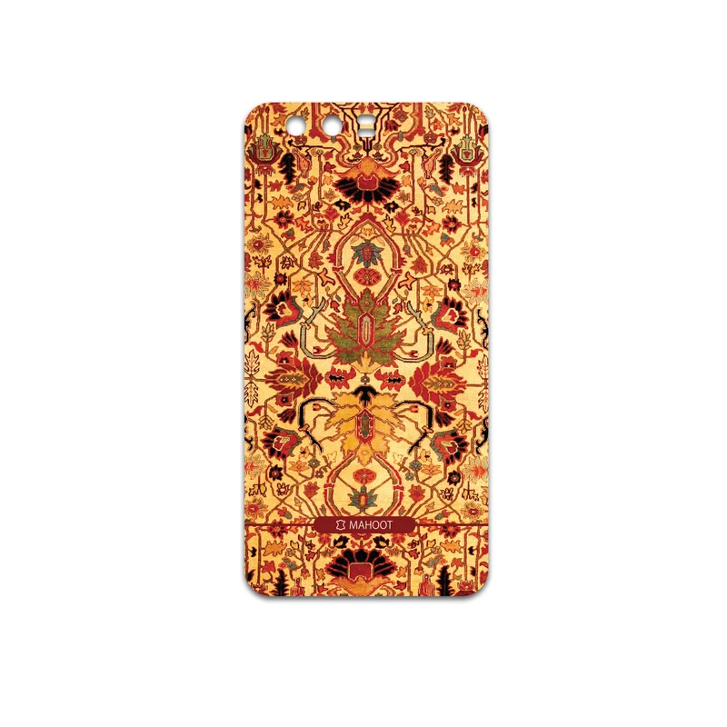 برچسب پوششی ماهوت مدل Persian-Carpet-Yellow مناسب برای گوشی موبایل آنر 9