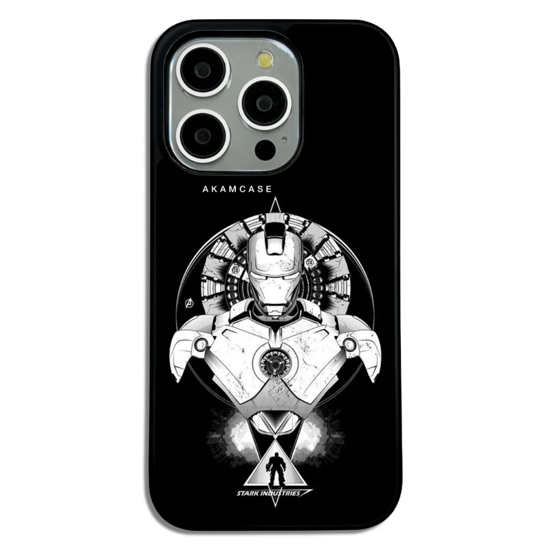کاور آکام مدل AMC-WA15PRO-IRON MAN12 مناسب برای گوشی موبایل اپل iPhone 15 Pro