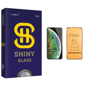 Atouchbo Shiny Glass Ceramics Screen Protector For Apple اپل iPhone XS Max
