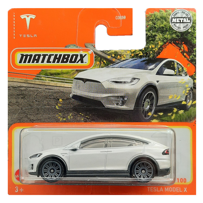 ماکت ماشین مچ باکس مدل TESLA MODEL X