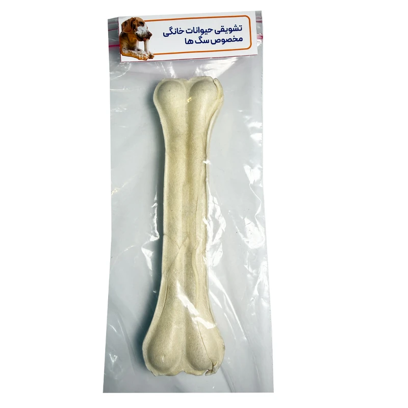 تشویقی سگ استخوان فلورایدی کد F20  وزن 110 گرم