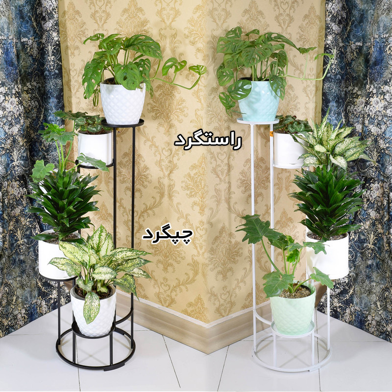 استند گلدان مدل پیچک