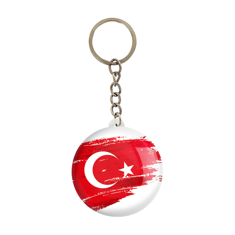 جاکلیدی خندالو مدل پرچم ترکیه کد 20616 جاکلیدی خندالو مدل پرچم ترکیه کد 20616