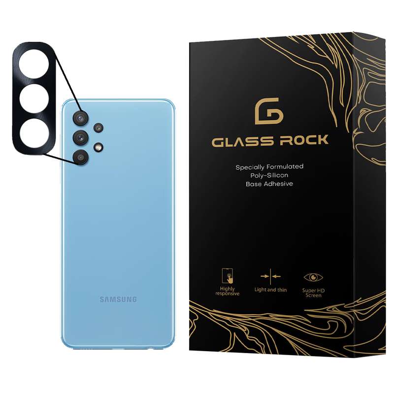 محافظ لنز دوربین گلس راک مدل LENSMETAL GLASS مناسب برای گوشی موبایل سامسونگ Galaxy M32 5G