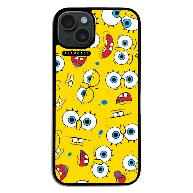 کاور آکام مدل AMC-WA15PLUS-SPONGE BOB5 مناسب برای گوشی موبایل اپل iPhone 15 Plus