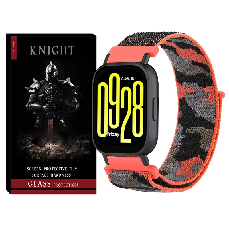 بند نایت مدل Nylon Army KT TW مناسب برای ساعت هوشمند شیائومی Redmi Watch 5 Active / Redmi Watch 5 Lite