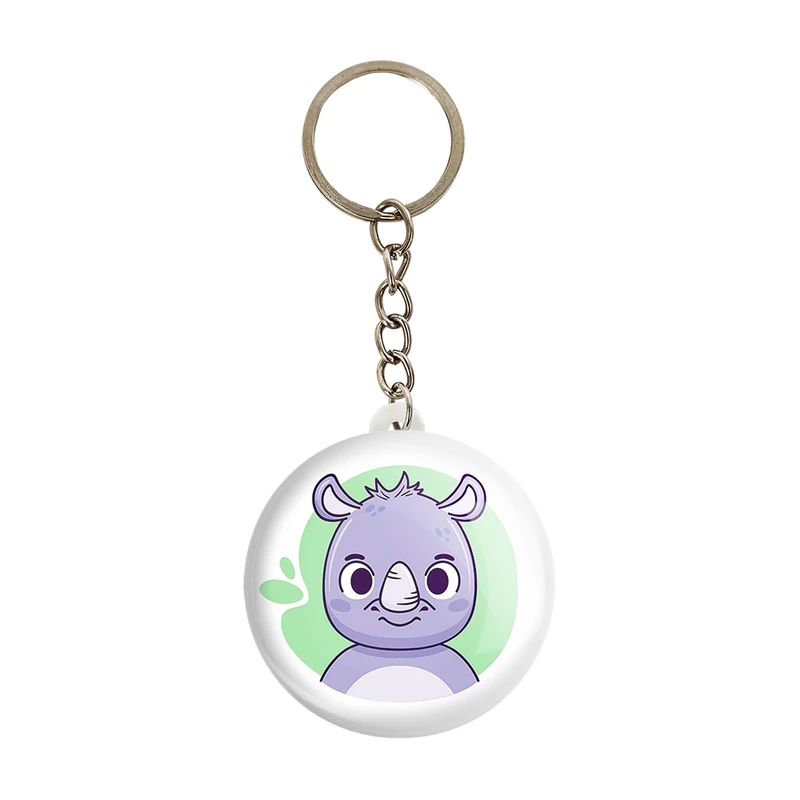 جاکلیدی خندالو مدل کرگدن حیوانات بامزه کد 37157