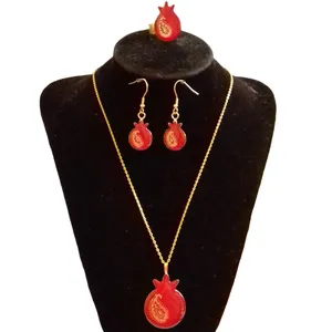 نیم ست زنانه طرح انار کد 753