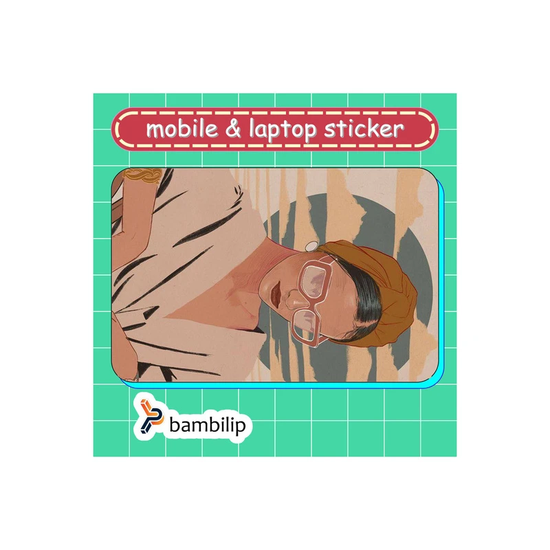 استیکر بامبیلیپ مدل کارت عابر طرح استایل دخترانه کد 1968504