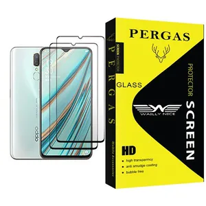 Waily Nice Pergas Glass MIX002 Screen Protector For Oppo A9x Pack Of 2