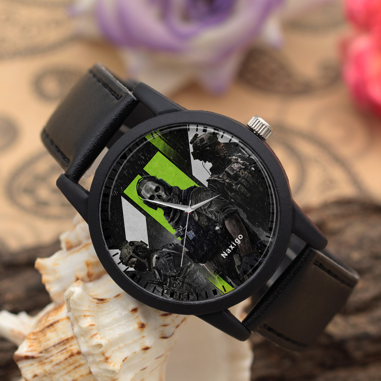 ساعت مچی عقربه ای ناکسیگو مدل Call of Duty کد LF6755