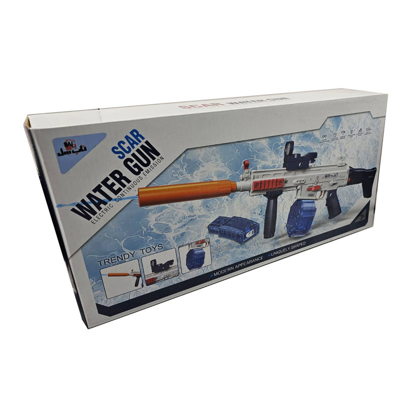 تفنگ آب پاش ناب سل مدل شارژی طرح mp5 کد 01