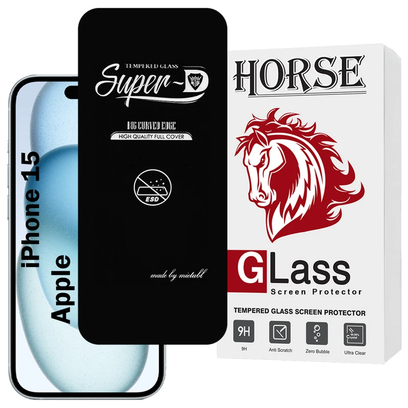 محافظ صفحه نمایش هورس مدل SUPERDNH مناسب برای گوشی موبایل اپل iPhone 15