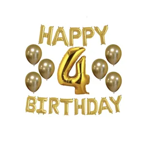 پک بادکنک آرایی پارتی لند تهران مدل happy birthday کد 3104 مجموعه 20 عددی
