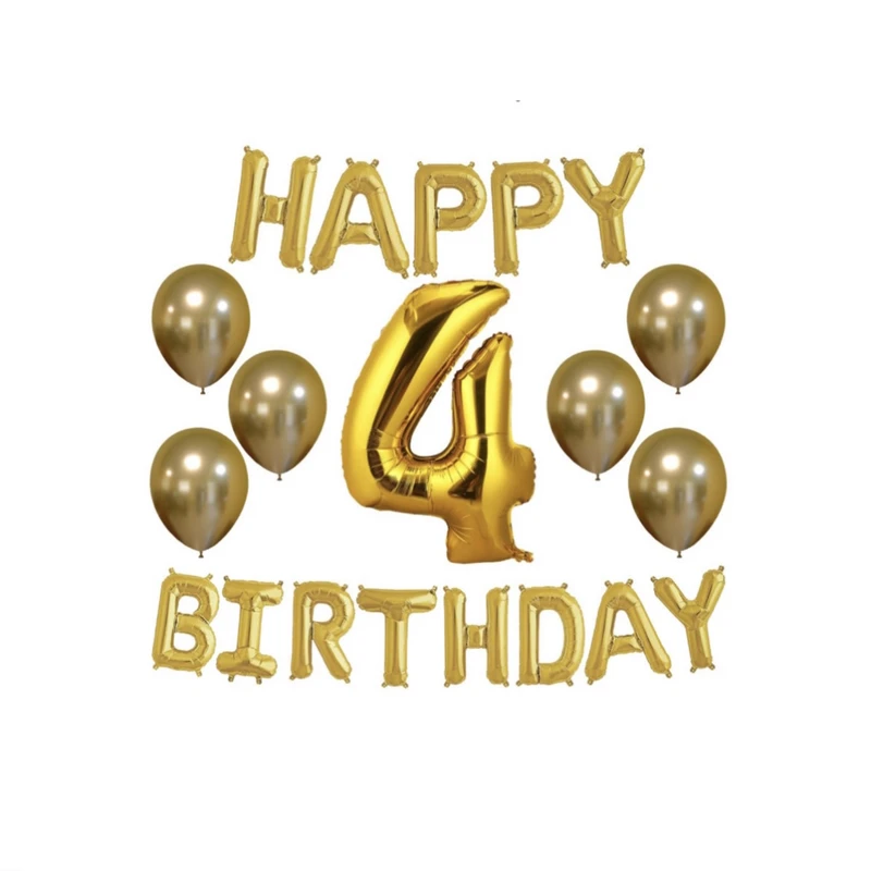 پک بادکنک آرایی پارتی لند تهران مدل happy birthday کد 3104 مجموعه 20 عددی