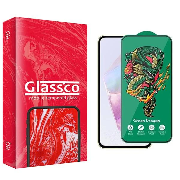 محافظ صفحه نمایش گلس کو مدل CGo1 Green_Dragon مناسب برای گوشی موبایل سامسونگ Galaxy A35