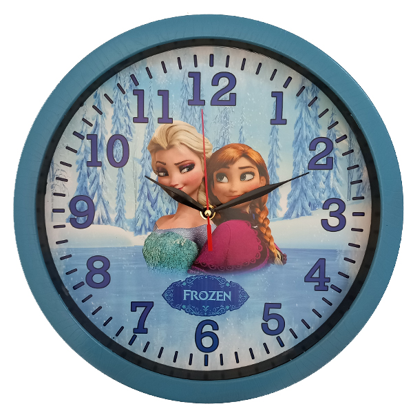 ساعت دیواری کودک مدل فروزن کد 402025