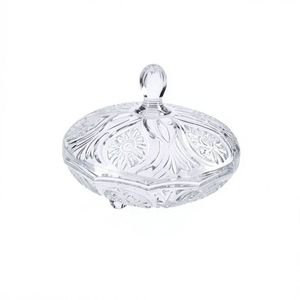 شکلات خوری مدل شیشه ای در دار طرح گل