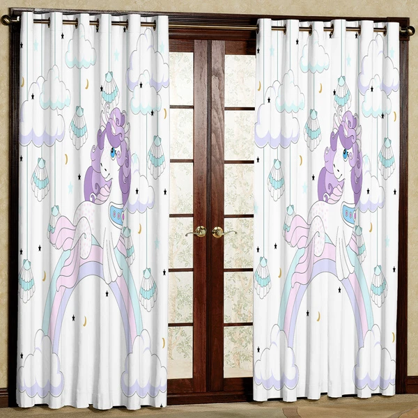 پرده مدل پانچی کد 6268 ابعاد 280x140 سانتی متر