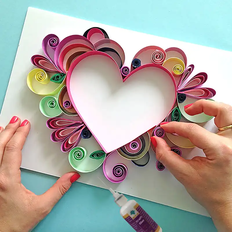 چسب مایع ملیله کاغذی اوریران کد QGA02 حجم 30 میلی لیتر بسته 2 عددی