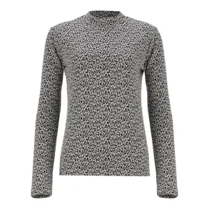 بلوز آستین بلند زنانه سرژه مدل 203364 رنگ طوسی