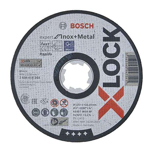 صفحه برش استیل بوش مدل export for INOX+Metal X-Lock 125