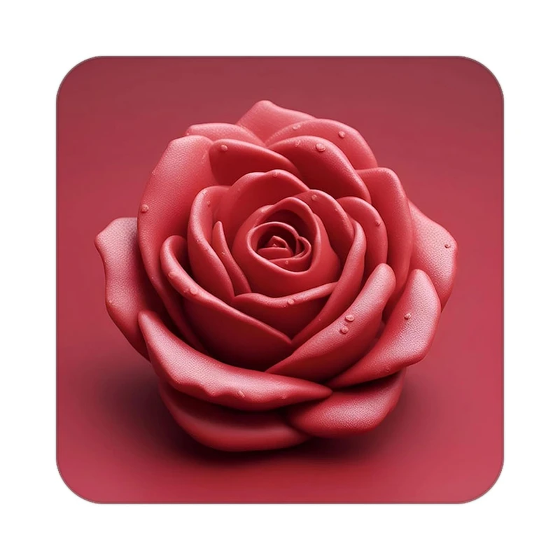 زیر لیوانی کاکتی طرح گل مدل mp18625