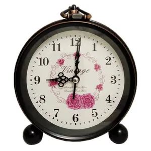 ساعت رومیزی مدل PG 05 طرح دو گل