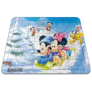 پازل 54 تکه نمااستور طرح میکی موس و مینی موس کد 1011