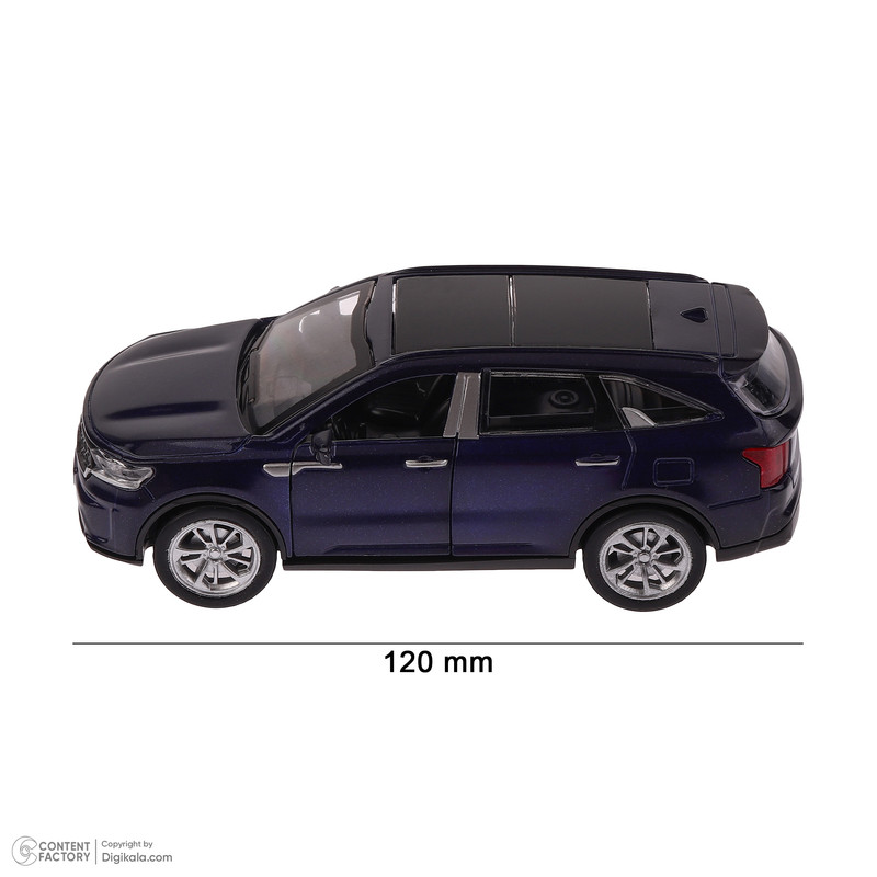 ماکت ماشین ناب سل مدل کیا سورنتو فلزی به همراه جاسوئیچی کیا