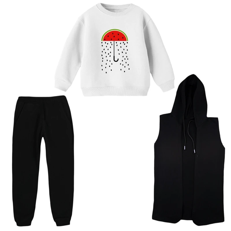 ست 3 تکه لباس راحتی بچگانه مدل یلدا کد 05    