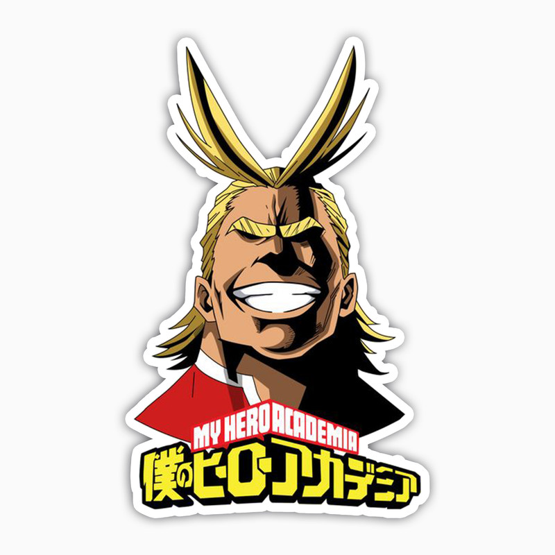 استیکر لپ تاپ و موبایل بووم طرح انیمه My hero academy مدل  1allmight کد NY35
