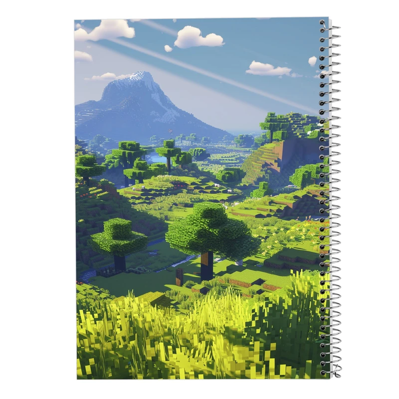 دفتر نت موسیقی 50 برگ مدوپد مدل ماینکرفت minecraft کد DF14011