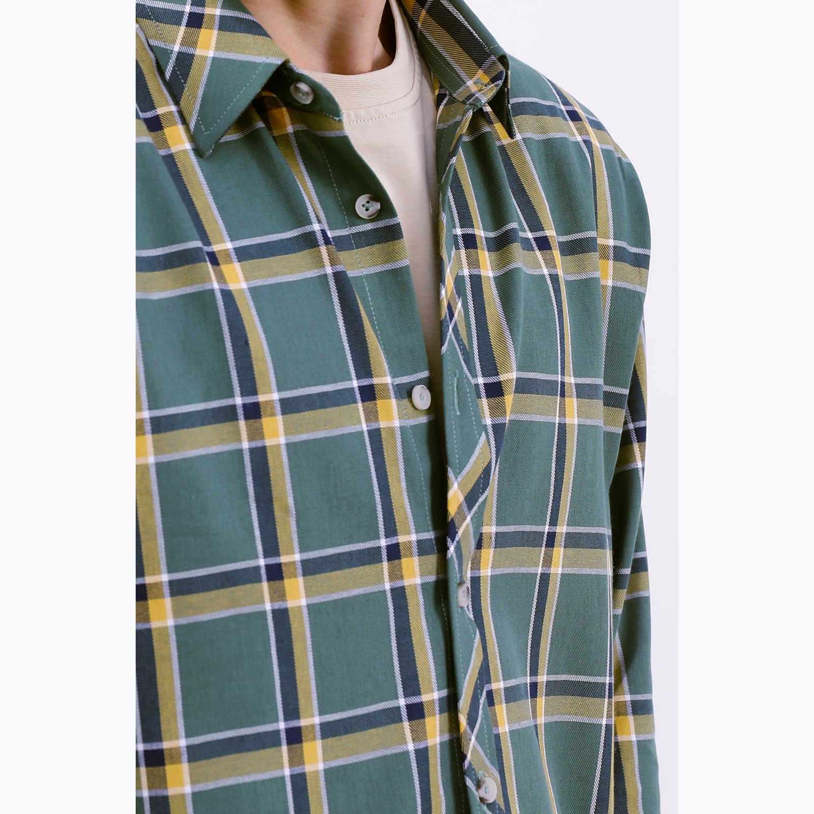 پیراهن آستین بلند مردانه پاتن جامه مدل رگولار 102721020321335  -  - 8
