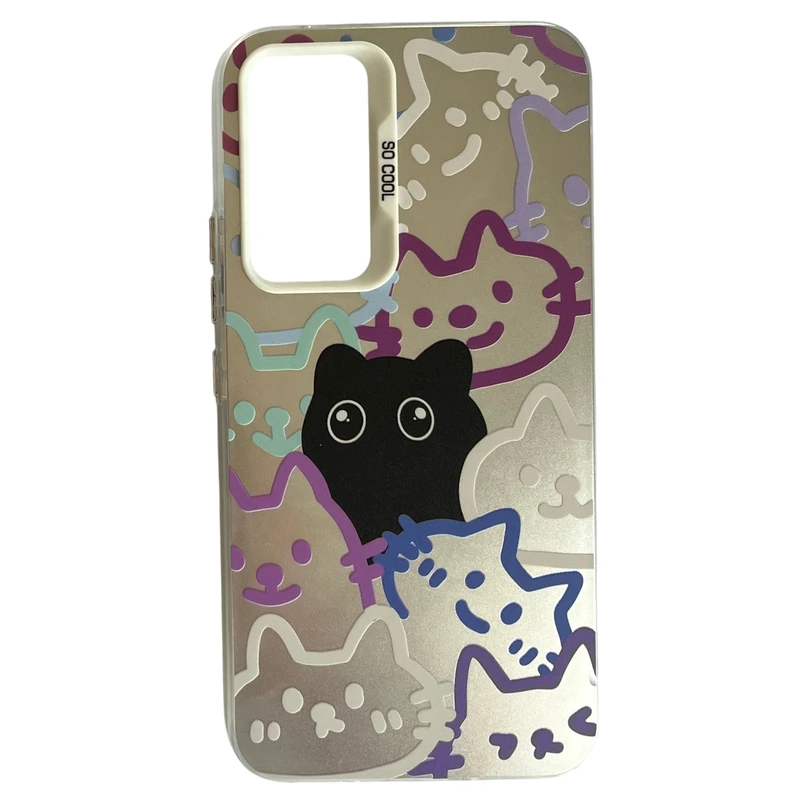 کاور مدل So Cool طرح گربه های رنگی مناسب برای گوشی موبایل سامسونگ Galaxy A54